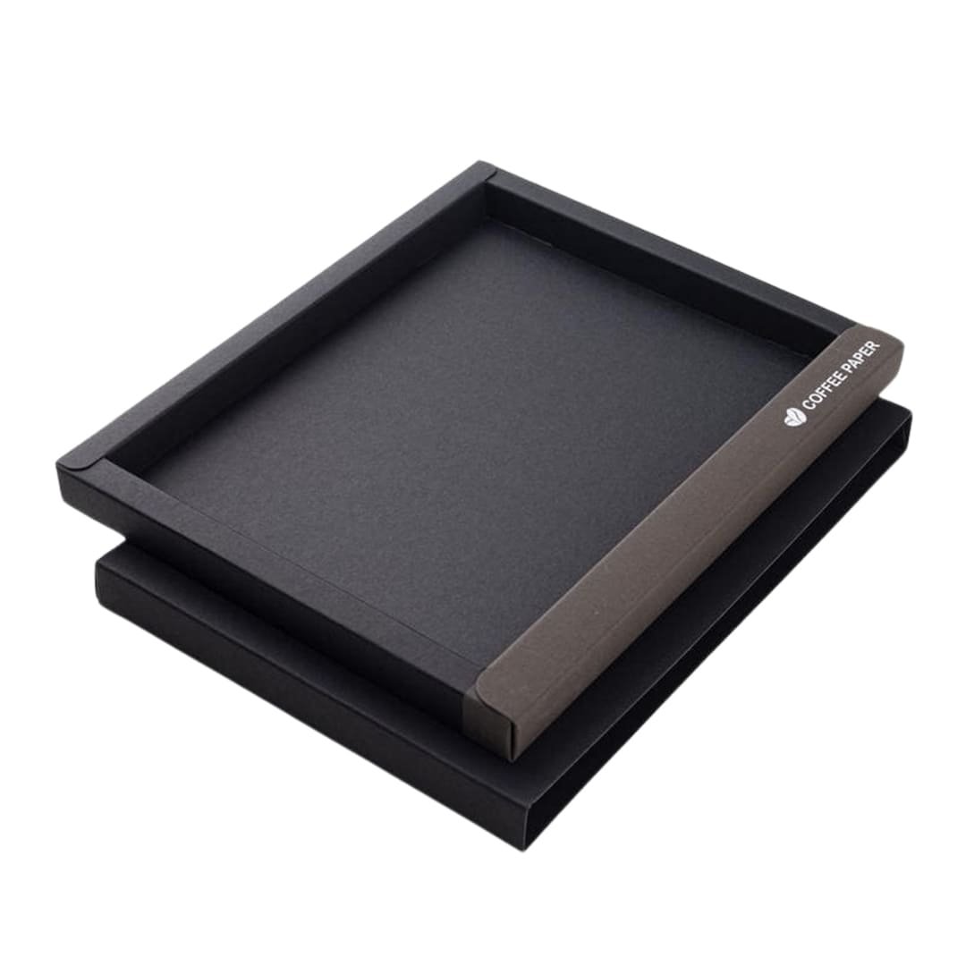 ABULA - eco-neutral® A5 Hard Cover Notebook & Pen Set - Coffee Paper - Image 18