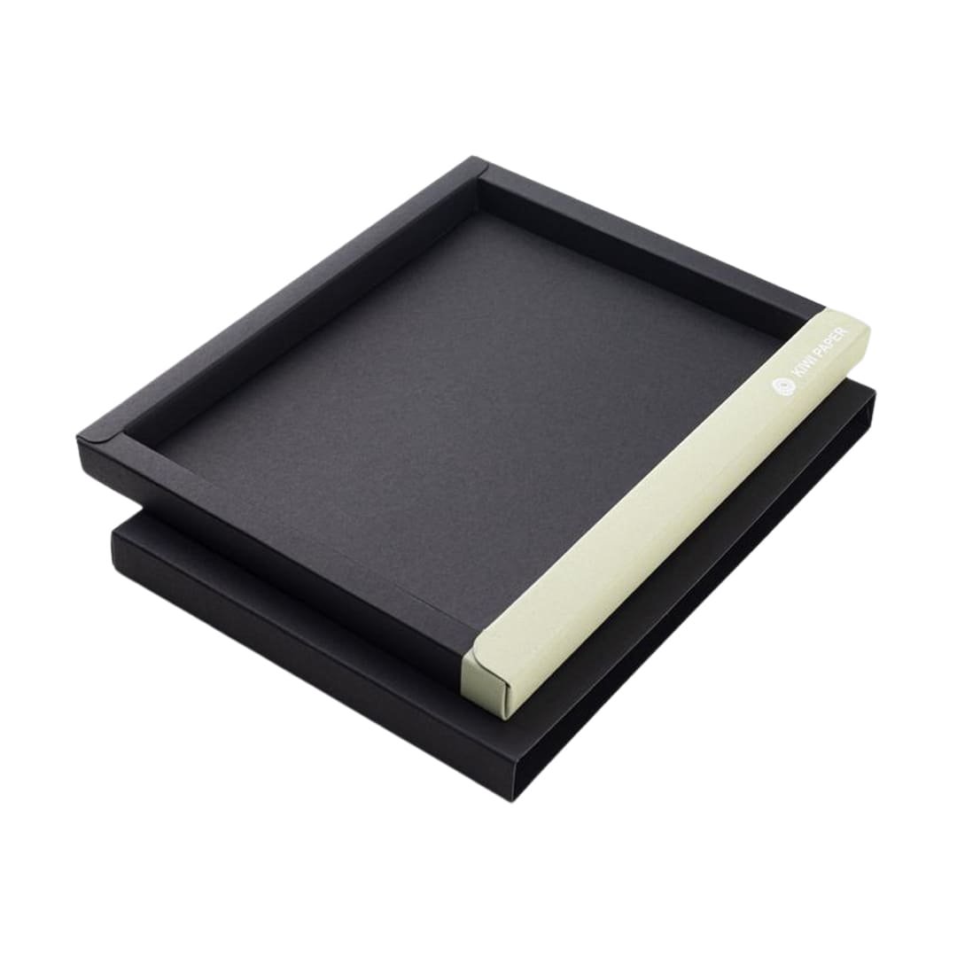 ABULA - eco-neutral® A5 Hard Cover Notebook & Pen Set - Kiwi Paper - Image 17