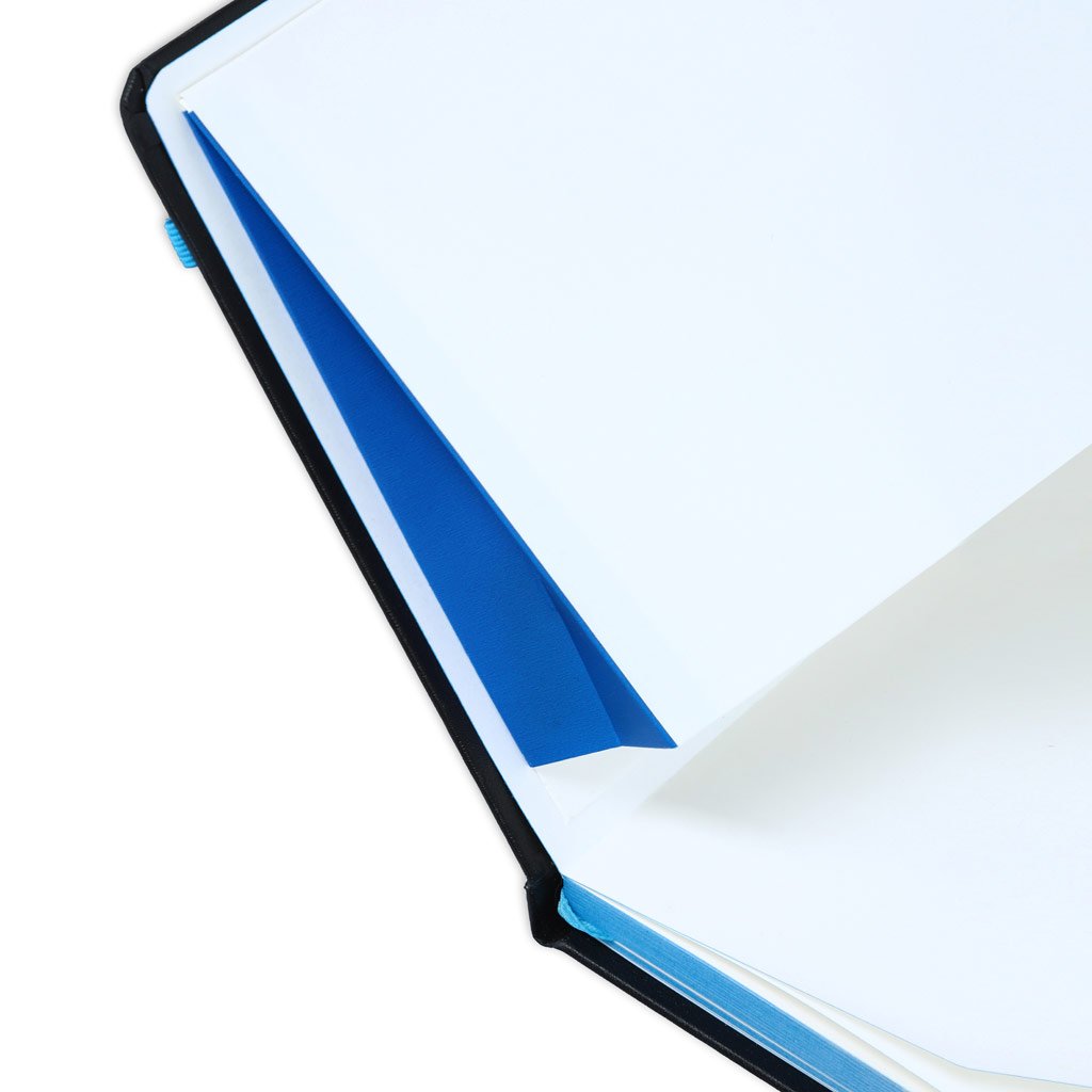 SUKH - SANTHOME A5 Hardcover Ruled Notebook Black-Blue - Image 9