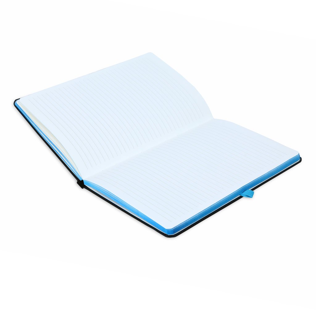 SUKH - SANTHOME A5 Hardcover Ruled Notebook Black-Blue - Image 10