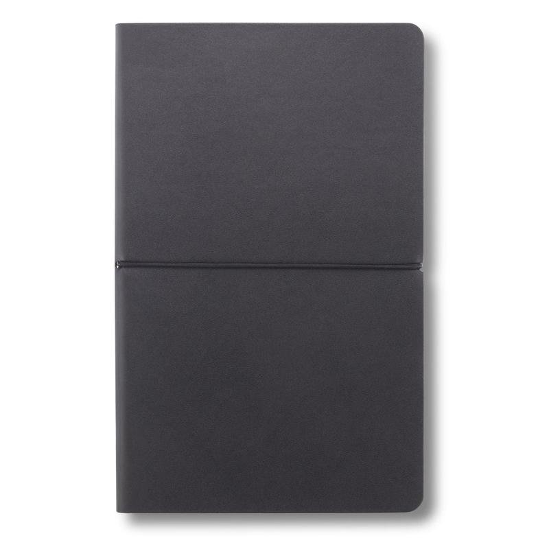 PEJA - Santhome A5 Recycled PU Soft Cover Notebook - Black - Image 5