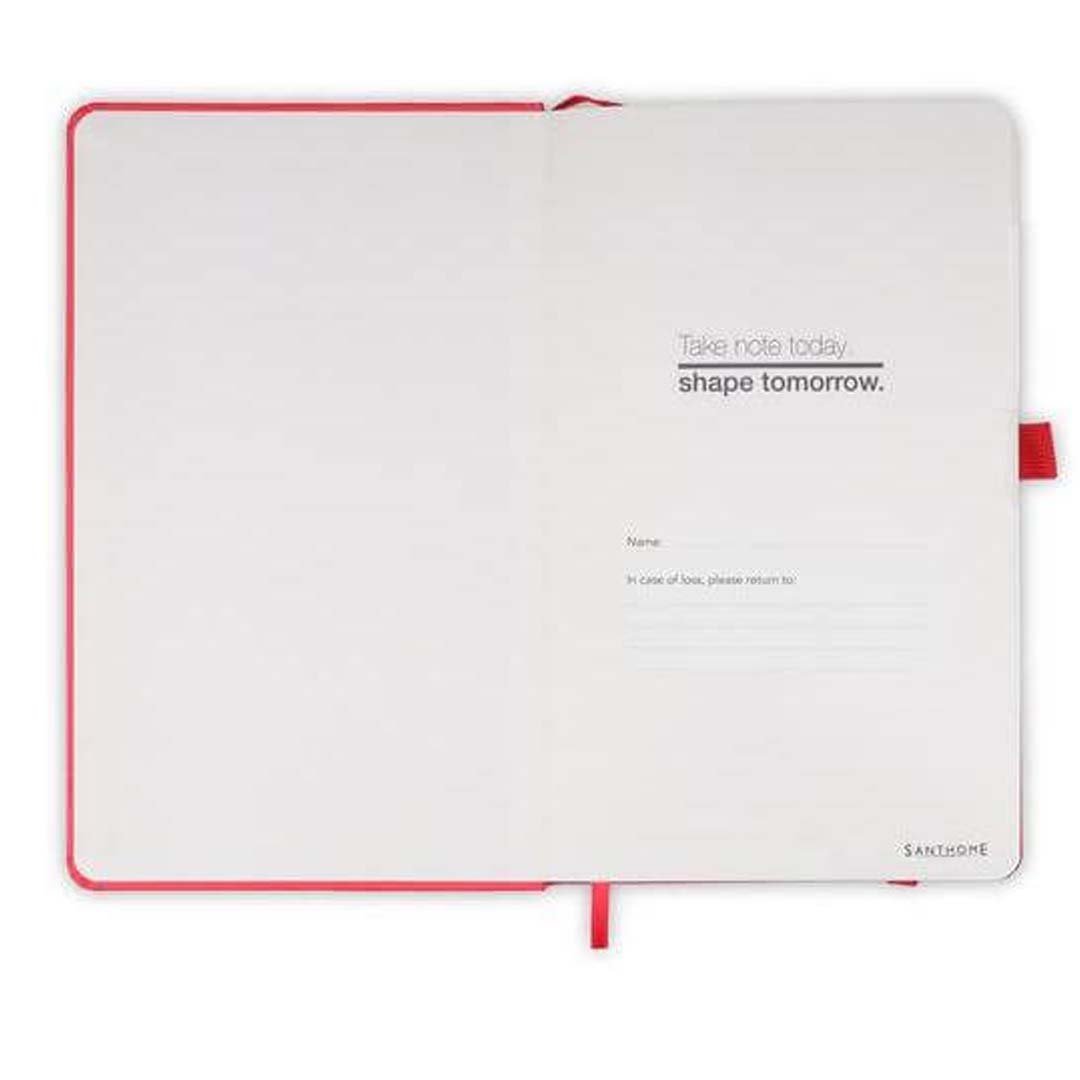 BARON - Santhome Expanded A5 Hard Cover Notebook - Red - Image 7