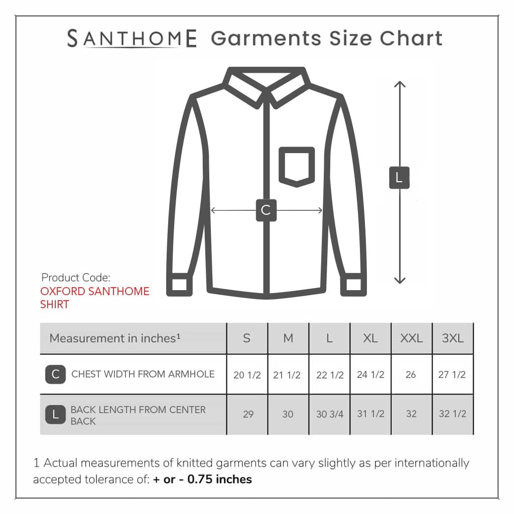 Oxford - Santhome Men's Business Wrinkle-Free Formal Shirt - Image 3