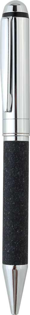 KORU - eco-neutral Metal Pen with Recycled Leather Barrel - Black - Image 8