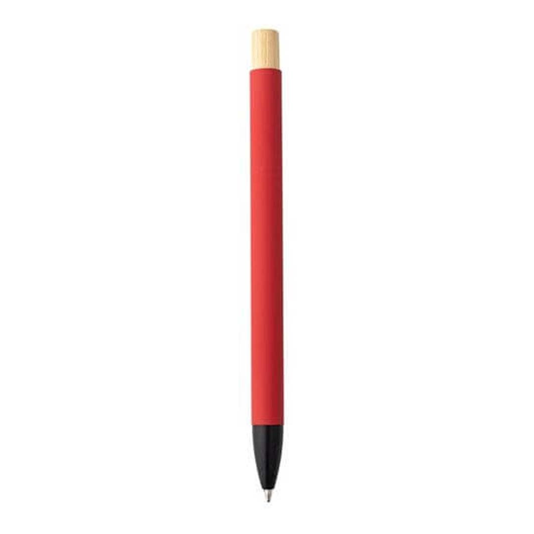 BOLT - Aluminium Push Action Ballpen - Red - Image 6