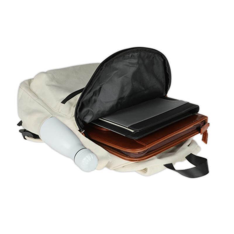 LEMGO - Giftology Canvas Backpack - Beige/Tan - Image 13