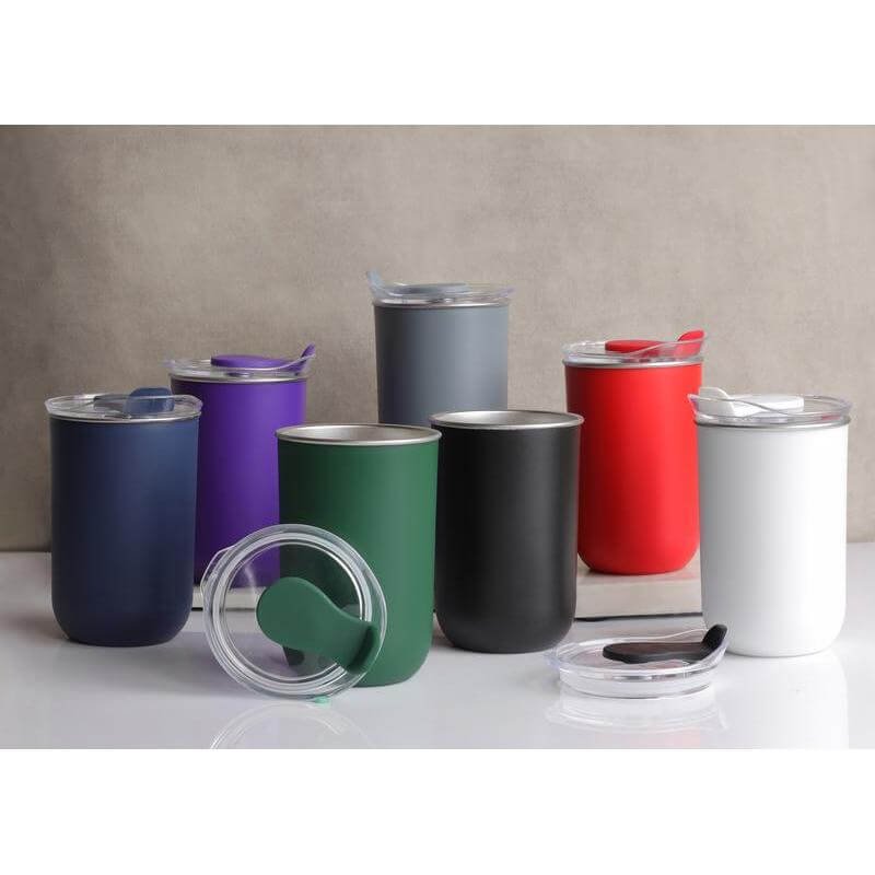 NIMI - Giftology Double Wall Travel Mug 300ml - Green - Image 5