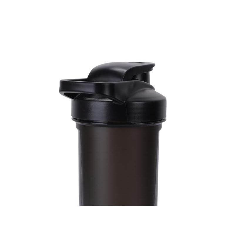 FINIQ - Giftology Protein Shaker Water Bottle with Cup - Black - Image 4