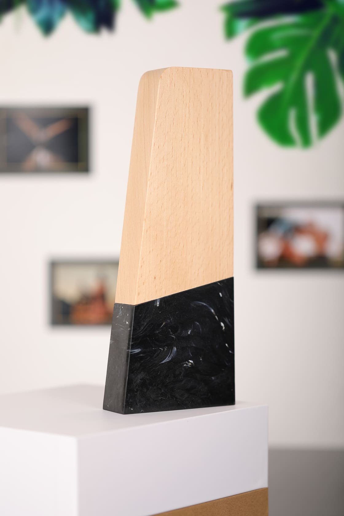 FARSO - Waste-to-Wins® Recycled Award - Black Swirl - Image 61