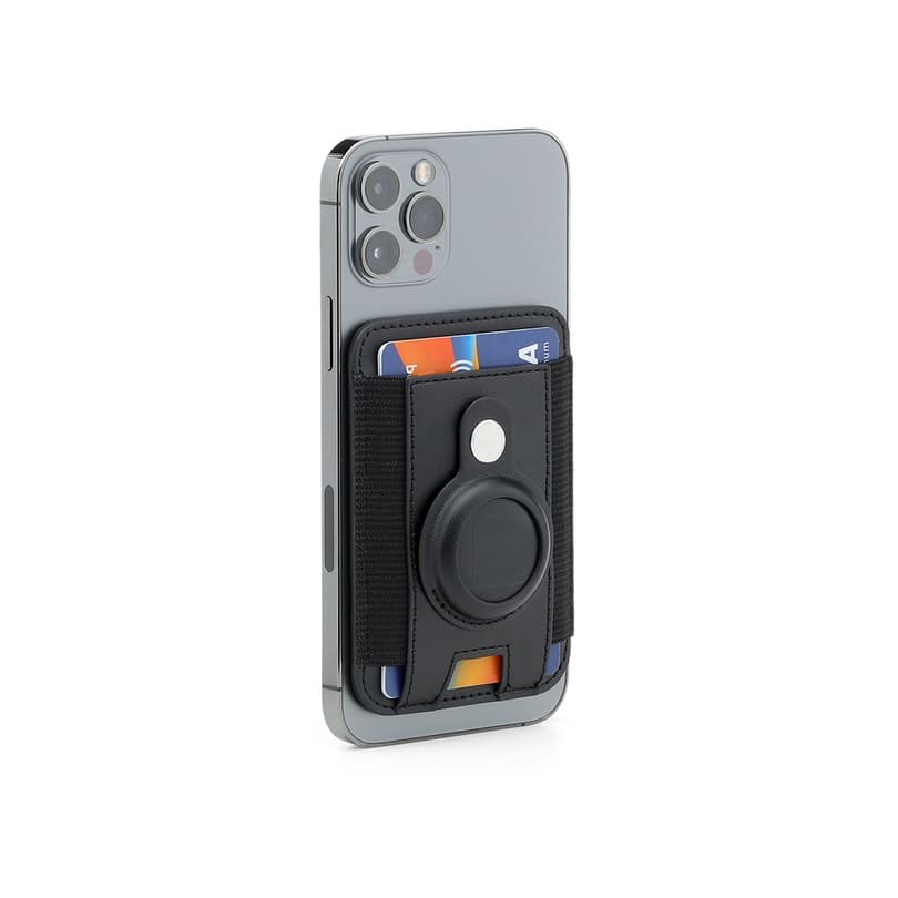 MARZ - Santhome® Magnetic Phone Cardholder with Santhome Tag Pocket - Black - Image 35
