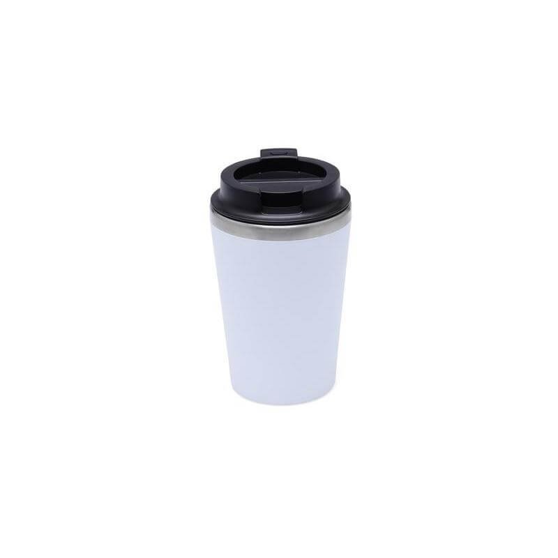MOSS - Giftology Steel/PP Double Wall Tumbler - 350ml - White - Image 33