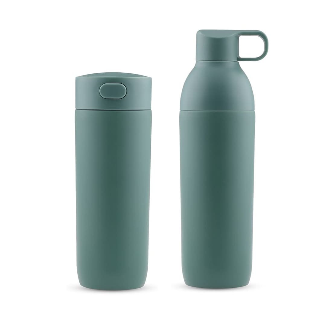 RUVO - CHANGE ZERO 2-in-1 Modular Hydration Gift Set - Dark Green - Image 6
