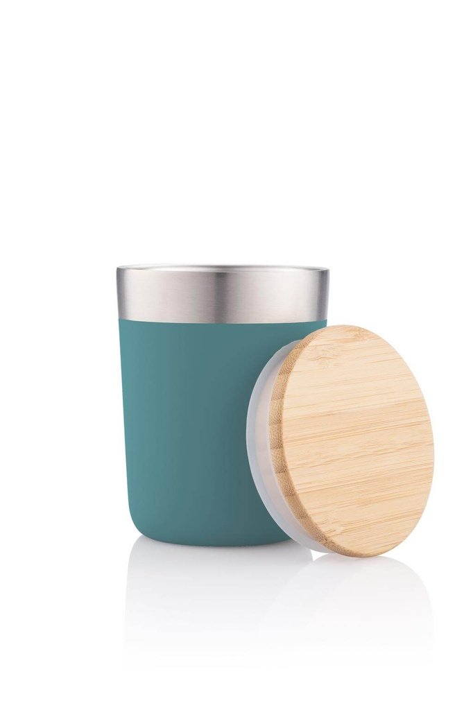 R-LAREN - CHANGE Collection Recycled Insulated Mug - Aqua Green - Image 13