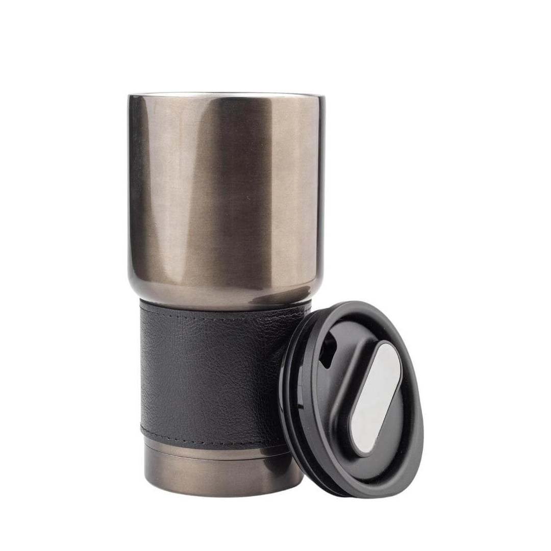 BOLIN - Hans Larsen Insulated Tumbler with Grip Sleeve 530ml - Black - Image 10