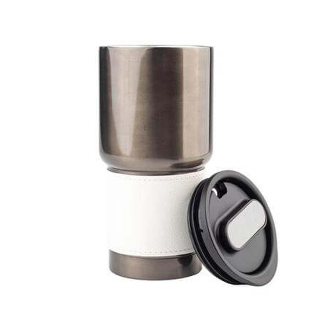 BOLIN - Hans Larsen Insulated Tumbler with Grip Sleeve 530ml - White - Image 12