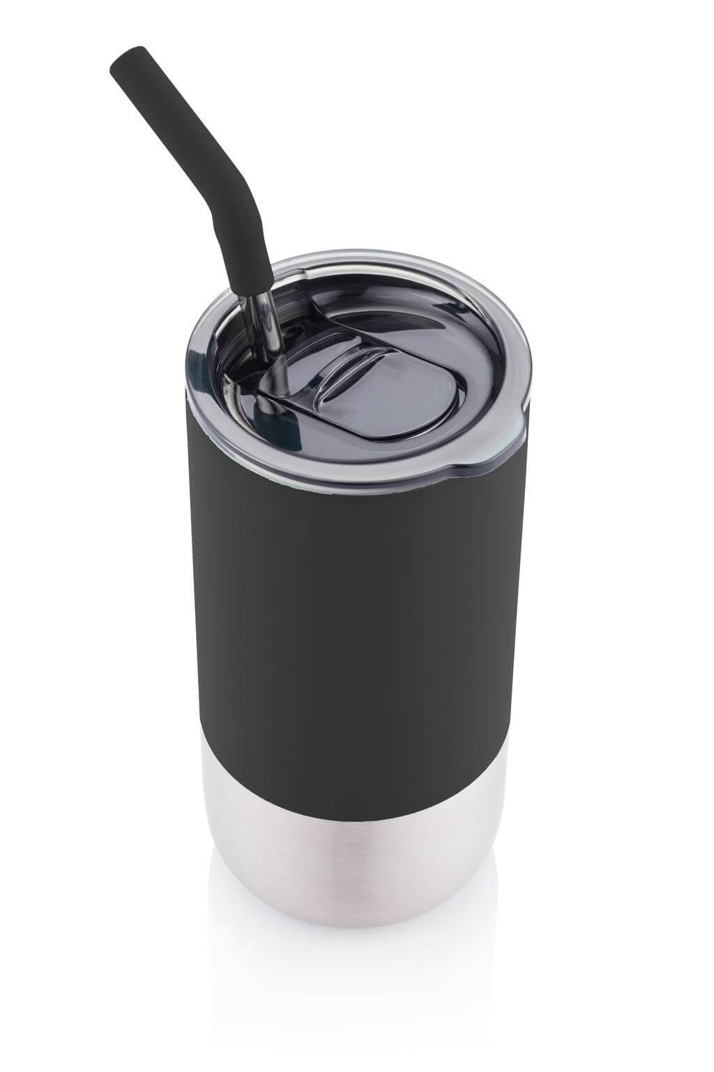 BORCULO - CHANGE Collection Insulated Tumbler with Reusable Straw - Black - Image 10