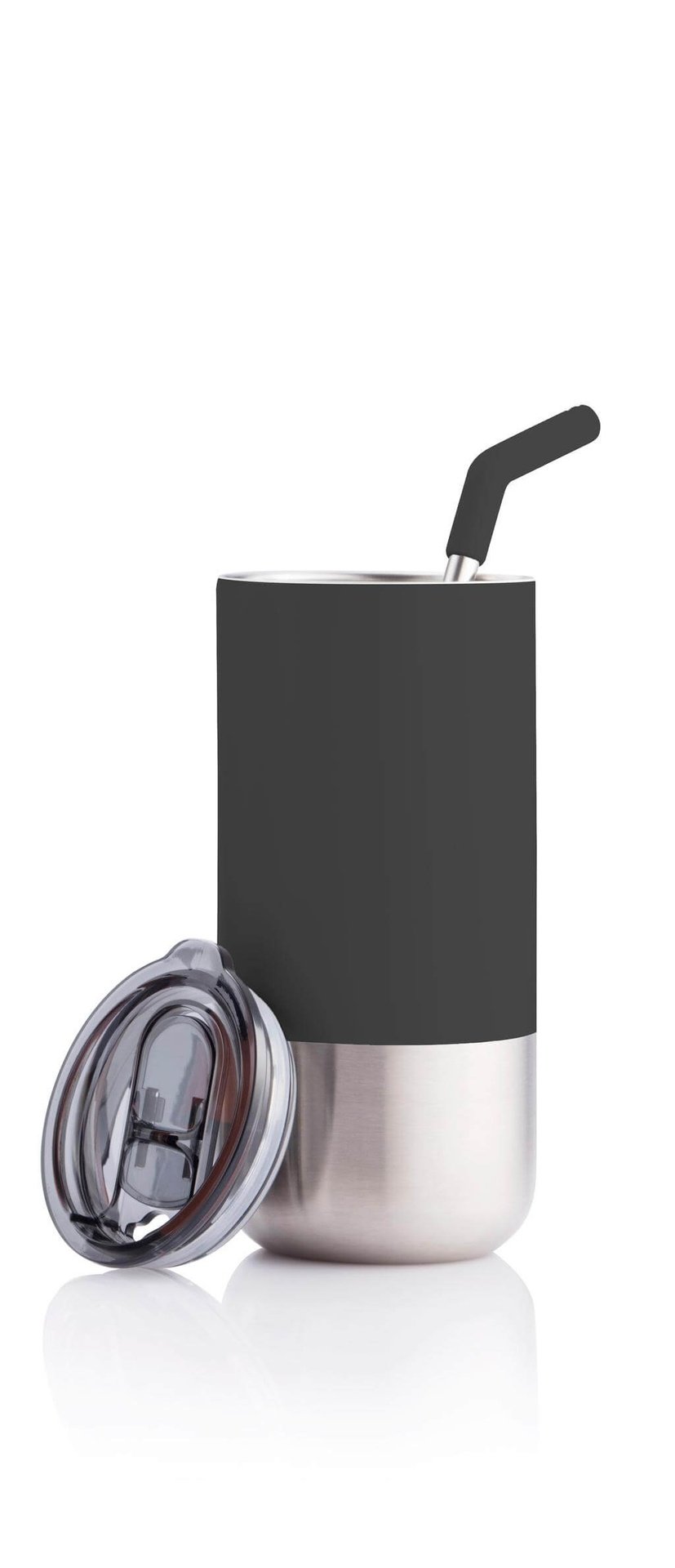 BORCULO - CHANGE Collection Insulated Tumbler with Reusable Straw - Black - Image 12