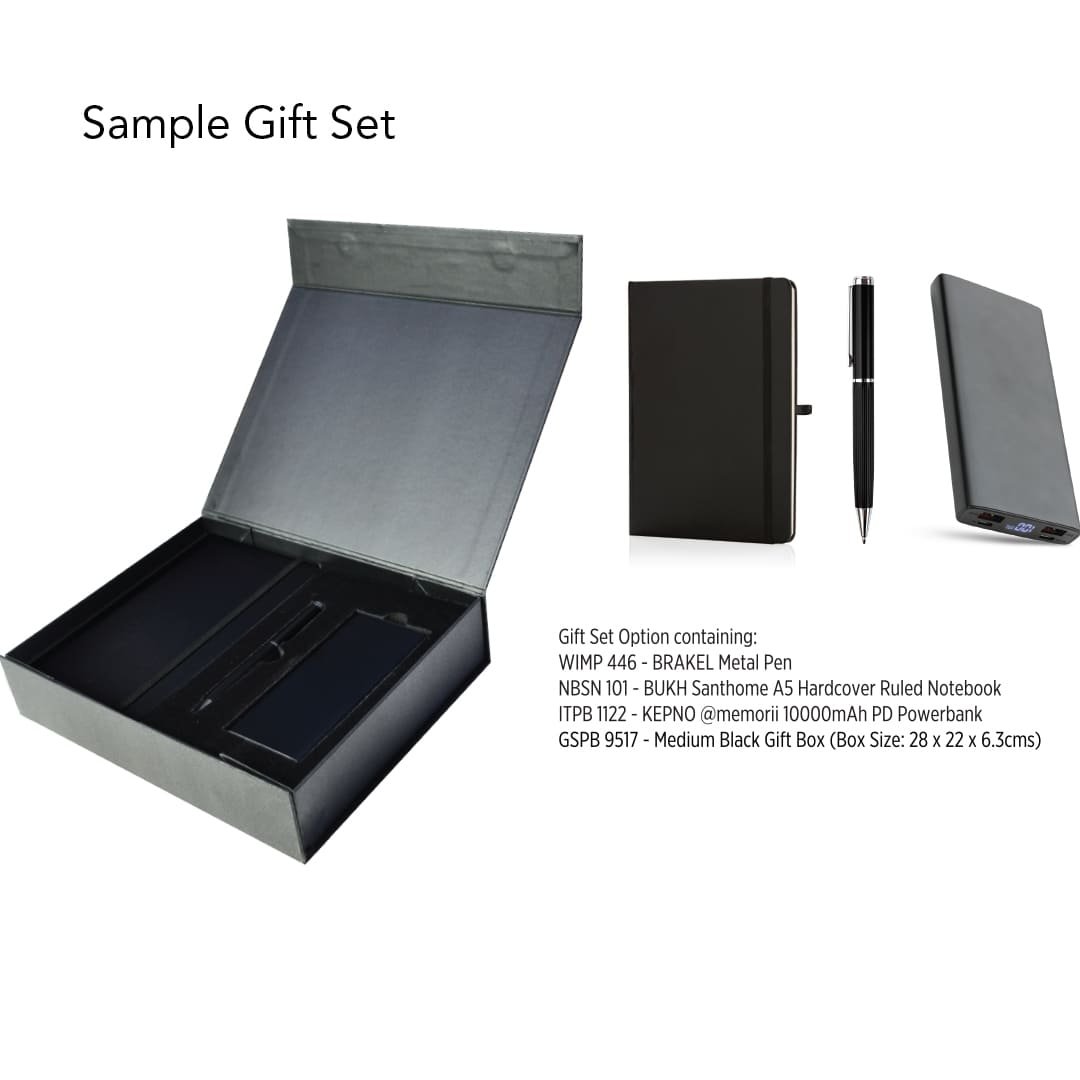 Gift Set Packaging with Magnet Closing (Medium) - Black - Image 13
