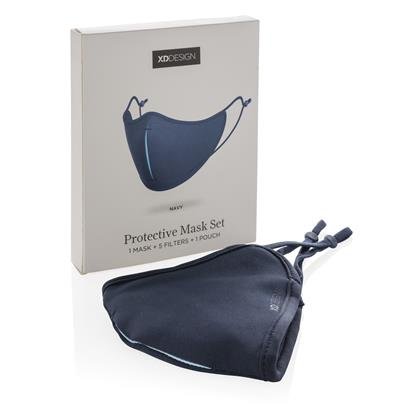 TALSI - XDDESIGN Protective Face Mask Set - Navy Blue (Anti-viral) - Image 10