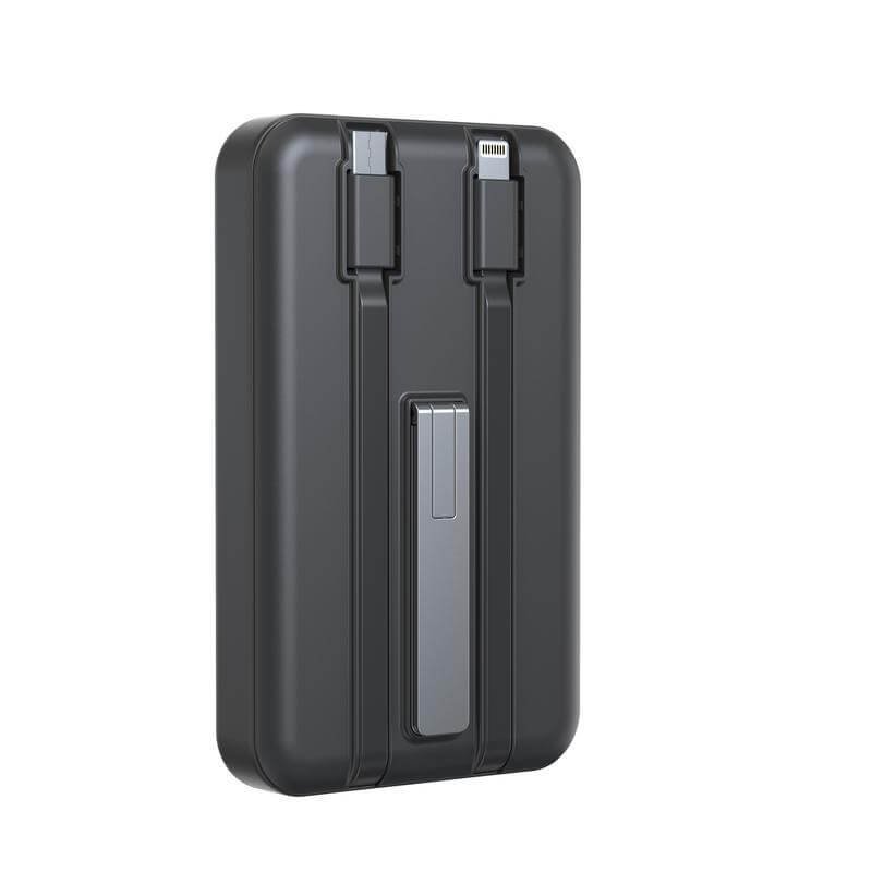 SOLANO - @memorii 10000mAh Mag Wireless Powerbank with Inbuilt Cables - Image 29