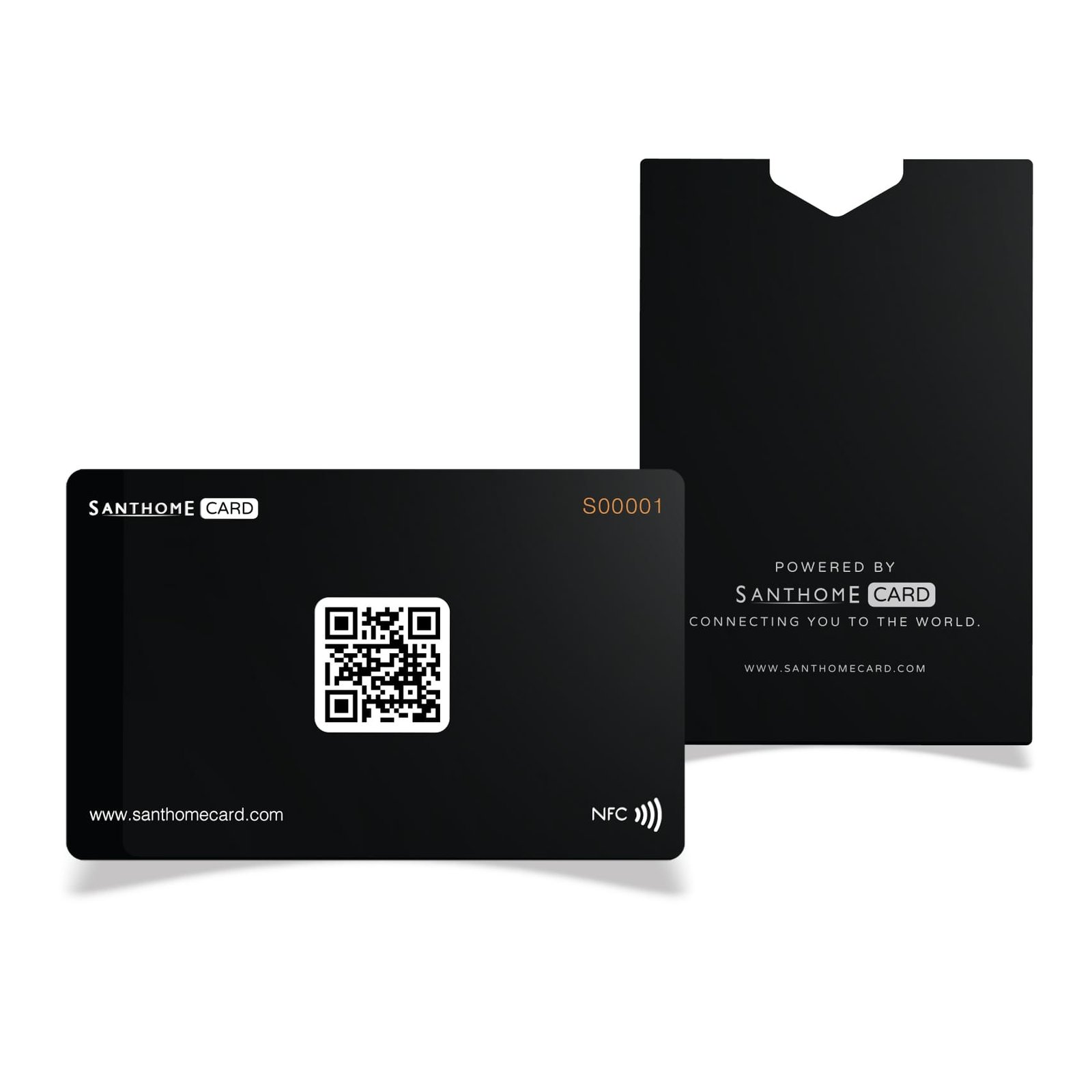 Santhome Card - Digital Business NFC Card - Black - Image 14