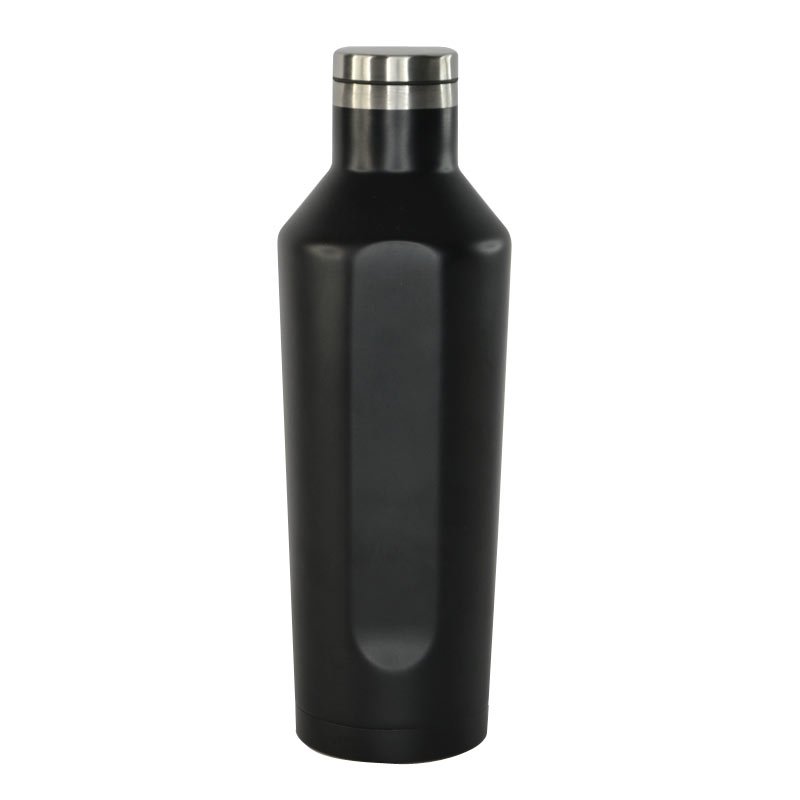 GALATI - Hans Larsen Stainless Steel Water Bottle - Black - Image 3