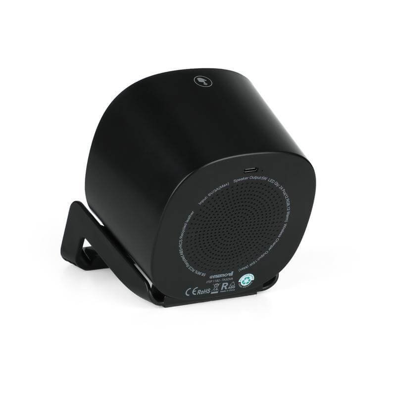 TASOVA - @memorii Recycled 15W Wireless Charger Bluetooth Speaker - Black - Image 11
