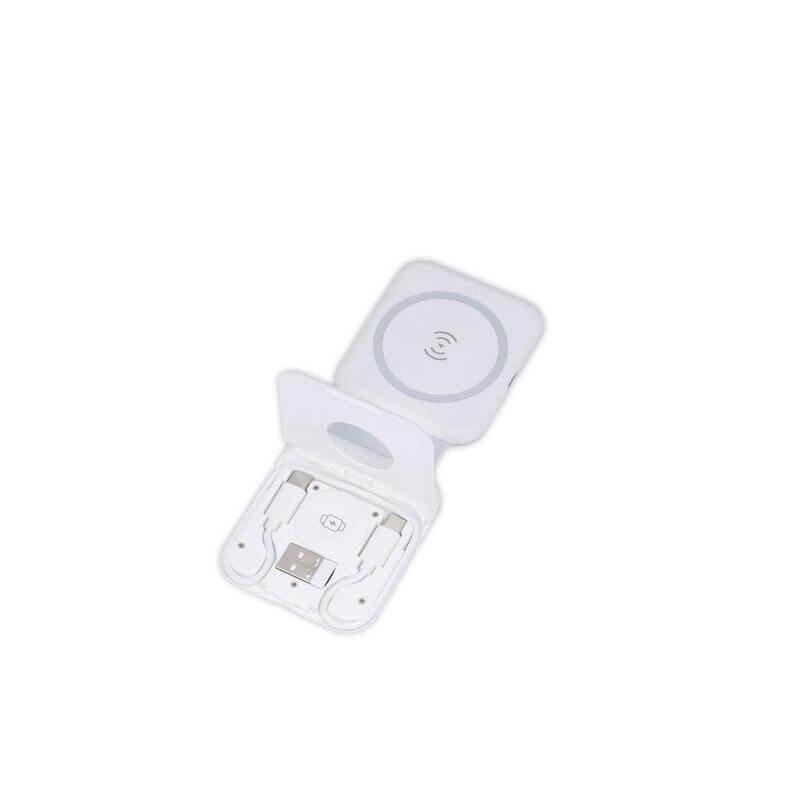 TURIN - @memorii Foldable Wireless Charger and Multicable Set - White - Image 24