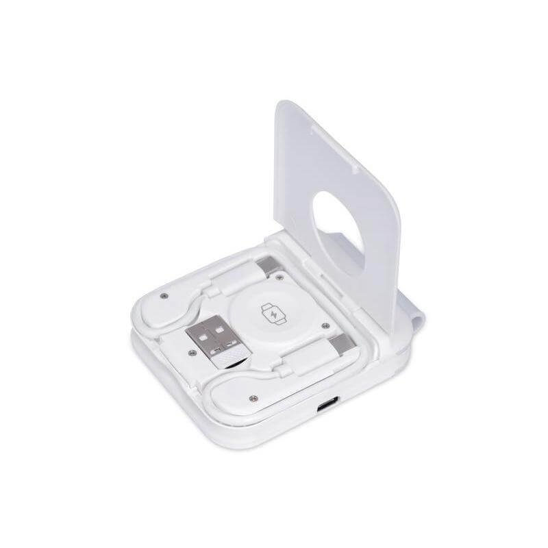 TURIN - @memorii Foldable Wireless Charger and Multicable Set - White - Image 27