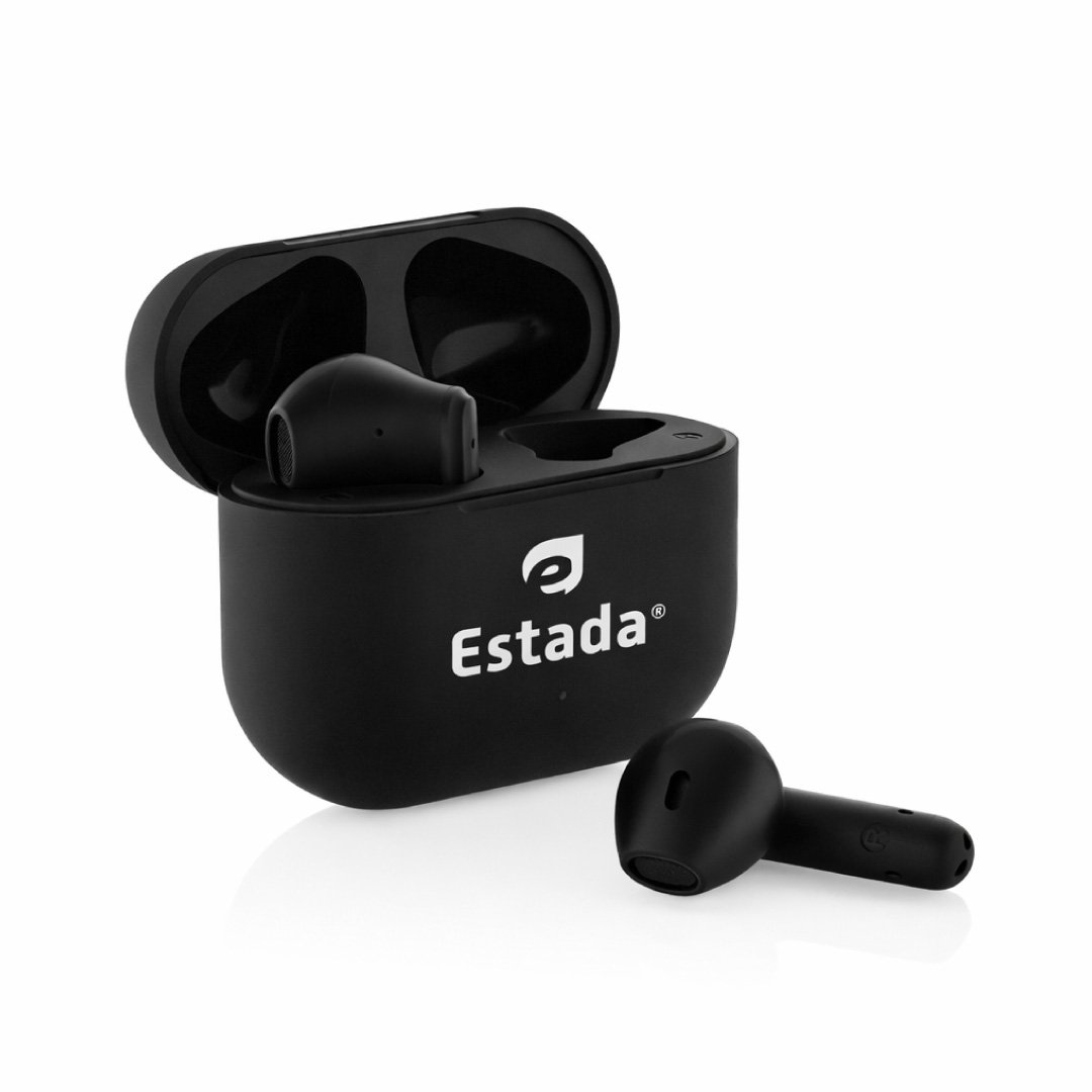 TUNEVO RCS recycled plastic wireless earbuds - Black - Image 16