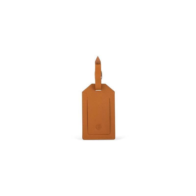 CROSS Saffiano Leather Luggage Label - Mocha - Image 7