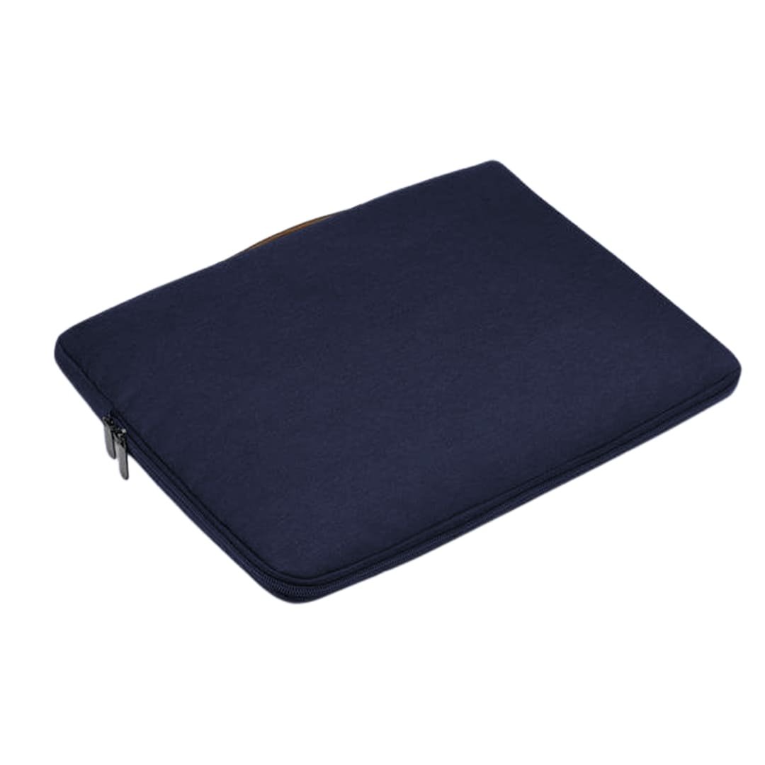 SALCEA - Santhome® 15" Laptop Sleeve - Navy Blue/Tan - Image 15