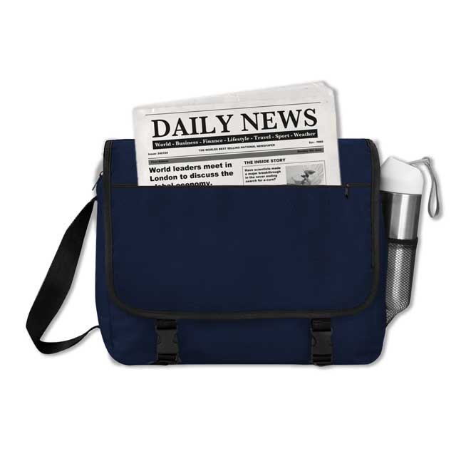 KRIENS - Messenger Bag Navy Blue - Image 6