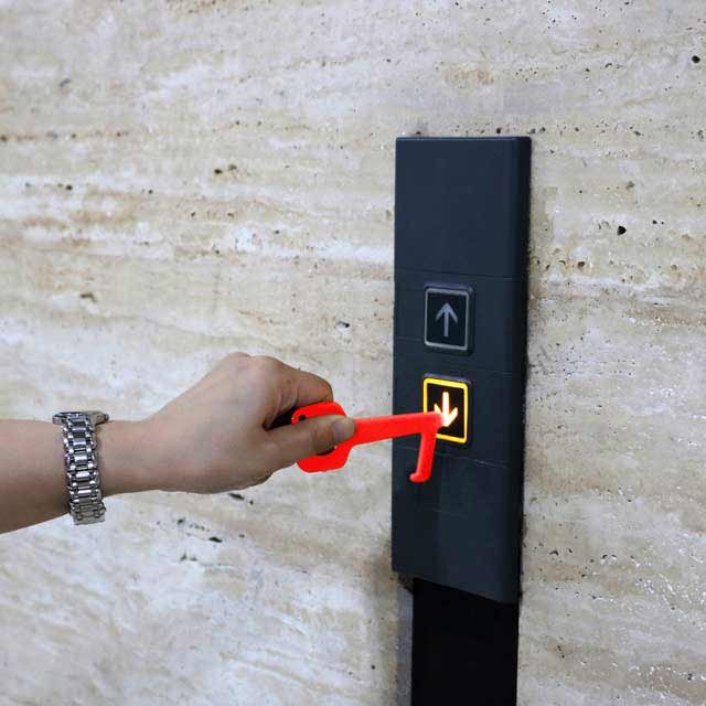 MASTY - Giftology Keyring Tool - Red (Anti-Microbial) - Image 10