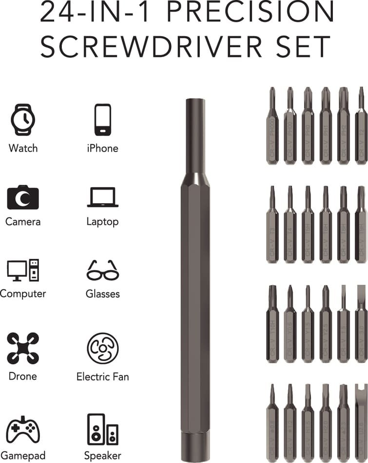 BREVIK - 24-in-1 Precision Screwdriver Set - Image 16