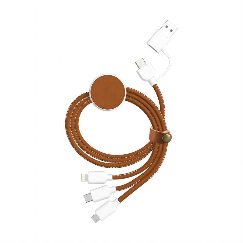 KOPER - @memorii Recycled 6-in-1 Charging Cable - White - Image 9