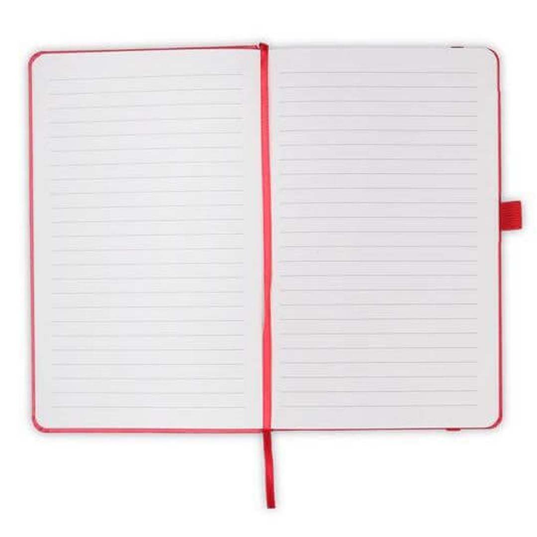 BARON - Santhome Expanded A5 Hard Cover Notebook - Red - Image 13