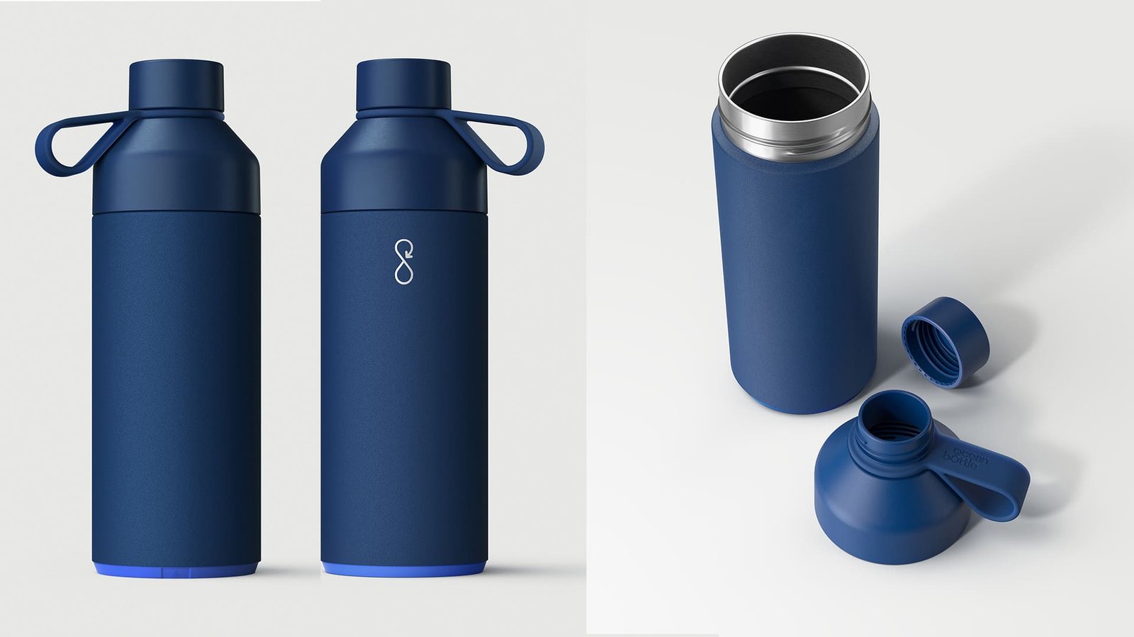 Ocean Bottle 1L - Ocean Blue - Image 2