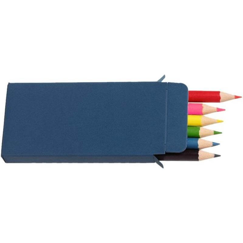 ORBE - Giftology Set of 6pcs Color Pencils in Denim Paper Box - Image 13