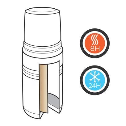 Swiss Peak ELITE - 0.5 L Copper Vacuum Flask - Black - Image 5