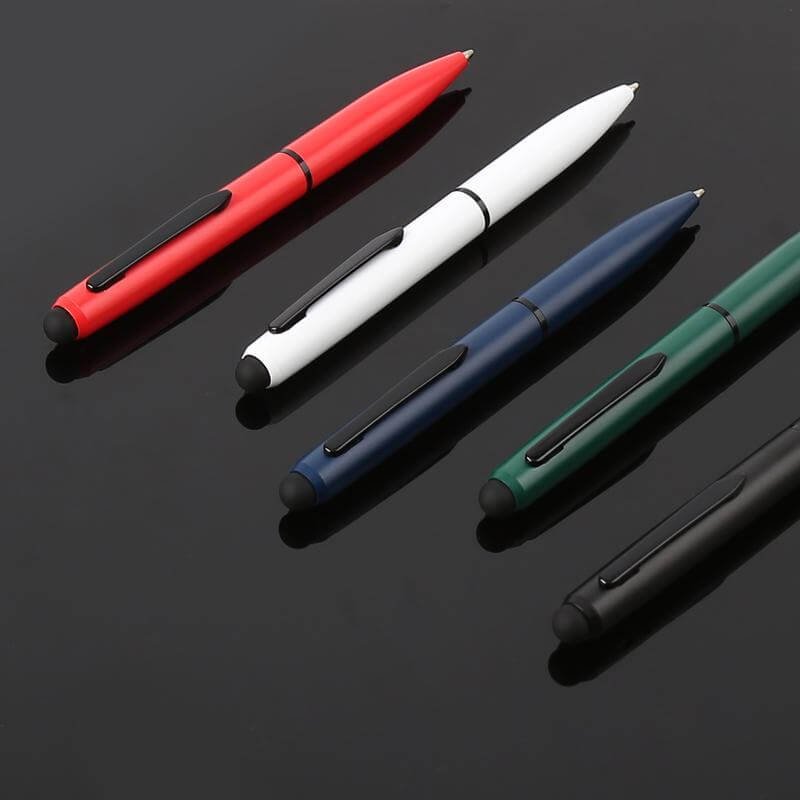 SVEN - Metal Ballpoint Pen with Stylus - Black - Image 22