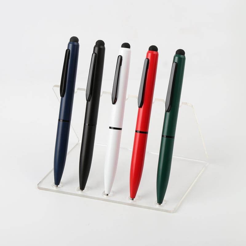 SVEN - Metal Ballpoint Pen with Stylus - Black - Image 24