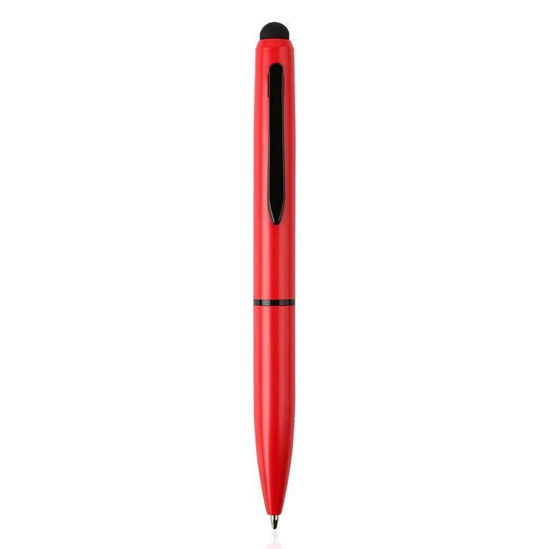 SVEN - Metal Ballpoint Pen with Stylus - Red - Image 33