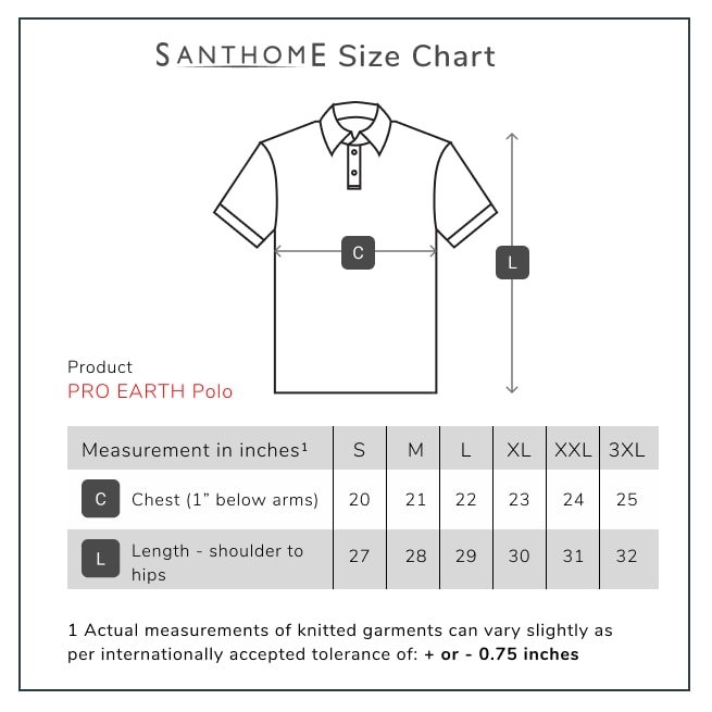 Santhome PRO EARTH (Mens) - The Fully Recycled Polo Shirt - Image 2