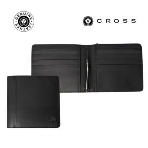 CROSS Leather Clip Wallet - Black