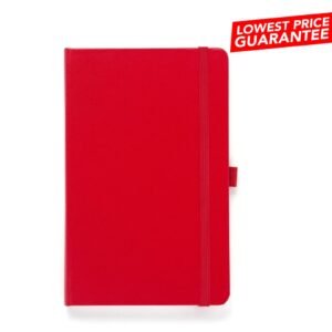 PINGER - Giftology A5 Hard Cover Ruled Notebook - Red