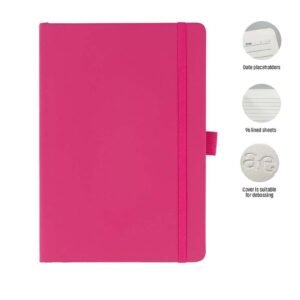 JURSI - Giftology A5 PU Notebook with Pen Loop - Pink