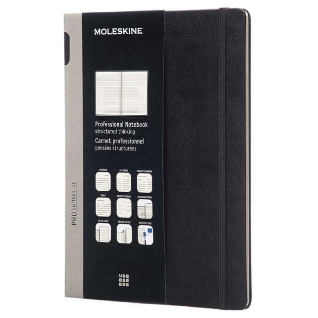 Moleskine Professional Notebooks - L Size Black