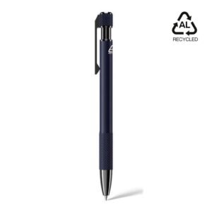 PILA - Recycled Aluminium Ballpoint Pen - Navy Blue