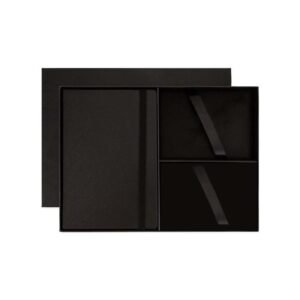Cross Hardcover Notebook & 3pc Gift Box - Black